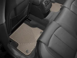 WeatherTech Rear Rubber Mats (Tan) For Audi A6/S6 (W301TN)