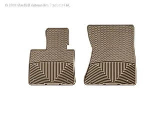 WeatherTech Front Rubber Mats (Tan) For BMW X5 - W74TN