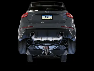 AWE Track Edition Cat-back Exhaust for Ford Focus RS - Diamond Black Tips