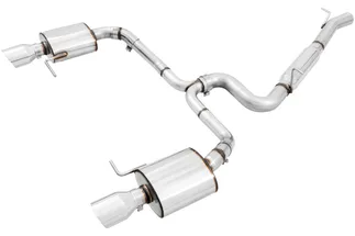 AWE Track Edition Exhaust for VW Golf Alltrack / Sportwagen 4Motion - Chrome Silver T