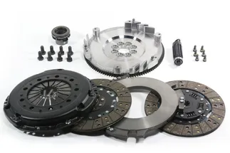 DKM MS Twin Disc Clutch Kit w/Steel Flywheel For BMW E34/E36/E39/E46/Z3/Z4