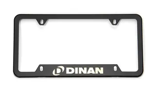Dinan License Plate Frame - Black Steel