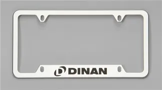 Dinan License Plate Frame - Polished Steel