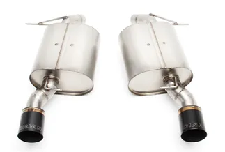 Dinan Free Flow Axle-back Exhaust For 2007-2013 BMW 335I/335IS/335XI (Black Tips)