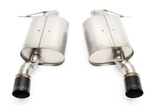 Dinan Free Flow Axle-back Exhaust For 2007-2011 BMW 335I/335XI (Black Tips) (D660-004