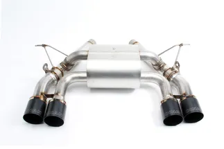 Dinan Free Flow Axle-back Exhaust For 2015-2020 BMW M3/M4 (Black Tips)