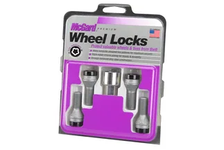 McGard Wheel Lock Bolt Set - 4pk. (Cone Seat - Black) M14X1.5