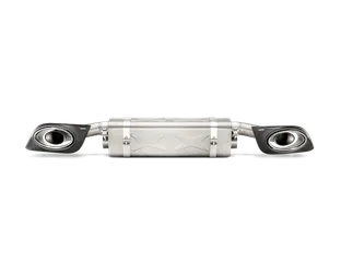 Akrapovic Slip-On Line Titanium Exhaust System w/ Carbon Tips For Porsche 911 Turbo/S