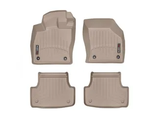 WeatherTech FloorLiner Front & Rear Kit (Tan) - For MK7 GTI/Golf/R