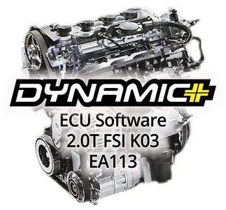 034 Dynamic+ Stage 2 ECU Performance Engine Tune For VW/Audi 2.0T FSI (K03)