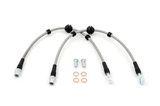 USP Stainless Steel Front Brake Lines For MK3 VR6 (95.5 For98)