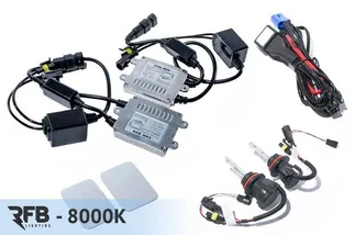 RFB 9007 HID Conversion Kit with CAN-BUS Ballasts - 8000K (Iceberg Blue)