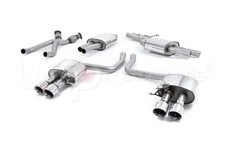 Milltek Catback Exhaust - Polished Oval Tips For Audi SQ5 3.0 TFSI