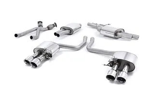 Milltek Catback Exhaust - Polished Oval Tips For Audi SQ5 3.0 TFSI