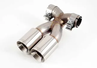AWE Tuning Optional Cayman/S, Boxster/S Muffler Tip Set - Polished Silver For Porsche