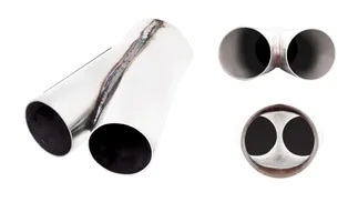 XForce Merge Pipe From Twin 2.5" To 3" S/Steel