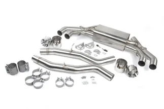 Dinan Free Flow Axle Back Exhaust For BMW F97 X3M & F98 X4M - Polished Tips