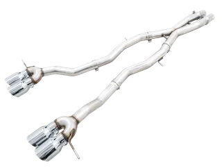 AWE Track Edition Catback Exhaust for BMW G8X M3/M4 - Chrome Silver Tips