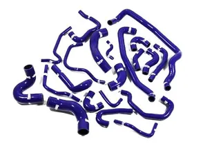 Forge Silicone Coolant Hose Kit Blue For MK4 R32