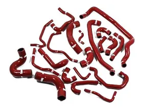 Forge Silicone Coolant Hose Kit Red For MK4 R32