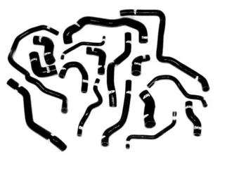 Forge Silicone Coolant Hose Kit Black For MK6 Golf R-