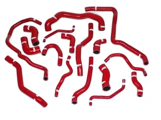 Forge Silicone Coolant Hose Kit Red For MK6 Golf R