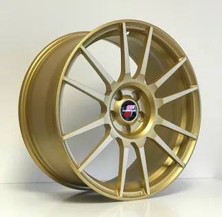Oettinger Double Six Forged Wheel - 19X8.5 - Gold / Matt