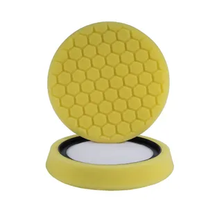 Chemical Guys Hex-Logic Self-Centered Heavy Cutting Pad Yellow (7.5 Inch)