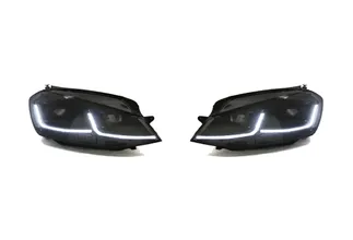 RFB MK7.5 Style Projector Headlights For VW MK7 GTI/Golf - Black Trim