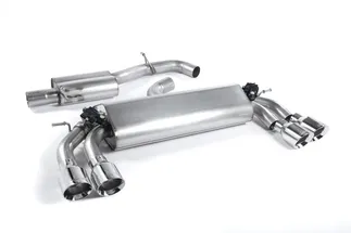 Milltek Resonated Catback Exhaust (Round Polished Tips) For Audi S3 2.0T