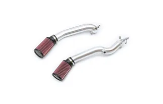 SRM High-Flow Long Intake Inlet Upgrade For Audi S6, S7, RS6, RS7, 4.0T - Black Powde