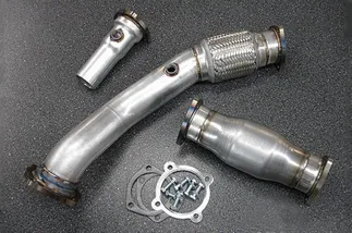 42 Draft Design 3" Downpipe with High Flow Cat For - VW MK4 1.8T