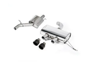 Milltek Resonated Catback Exhaust (Black Tips) For VW MK6 Golf R