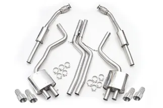 Milltek Resonated Catback- Valved (Titanium Tips) For Audi S6/S7 4.0T
