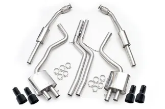 Milltek Resonated Catback- Valved (Black Tips) For Audi S6/S7 4.0T