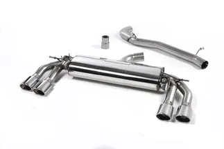 Milltek Non Resonated Exhaust For MK3 Audi TTS - W/ Polished Oval Tips