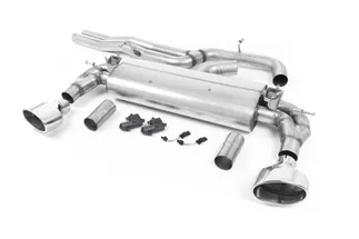 Milltek Non-Resonated Catback Exhaust for Audi RS3 (8V) - Polished Oval Tips