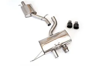 Milltek Non-Resonated Catback Exhaust- (Black Tips) For VW MK6 Golf R