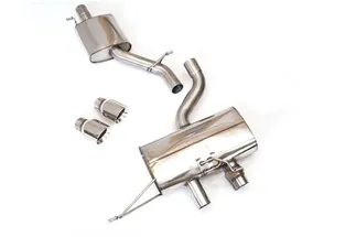 Milltek Non-Resonated Catback Exhaust (Polished Tips) For VW MK6 Golf R