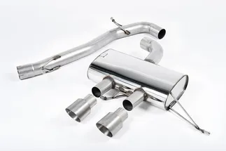 Milltek Non-Resonated Catback Exhaust (Titaninum Tips) For VW MK6 Golf R