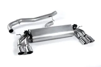 Milltek Resonated Catback Exhaust Valved (Polished Tips) For VW MK7 Golf R