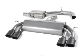 Milltek Resonated Catback Exhaust (Black Tips) For VW MK7 Golf R