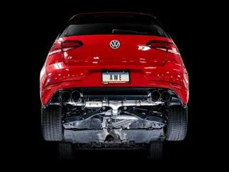 AWE SwitchPath Exhaust For MK7.5 Golf R - Diamond Black 102mm Tips