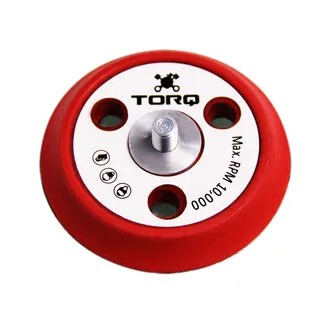 Chemical Guys TORQ R5 Dual-Action Red Backing Plate with Hyper Flex Technology (3 Inc