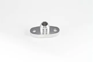 Torque Solution Billet Oil Drain Flange w/ Integrated -10 Flare