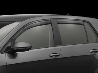 Weathertech Front & Rear Side Window Deflectors Kit (Dark Smoke) - For MK7 GTI/Golf/R