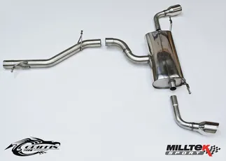 Milltek Non-Resonated Catback Exhaust For Audi TT 3.2L