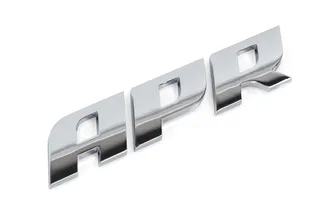 APR Dome Badge - Polished Silver
