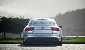 AWE Tuning Touring Edition Exhaust - Dual Outlet, Chrome Silver Tips For Audi C7 A7 3