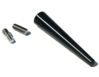 Torque Solution Black Billet Shorty Antenna